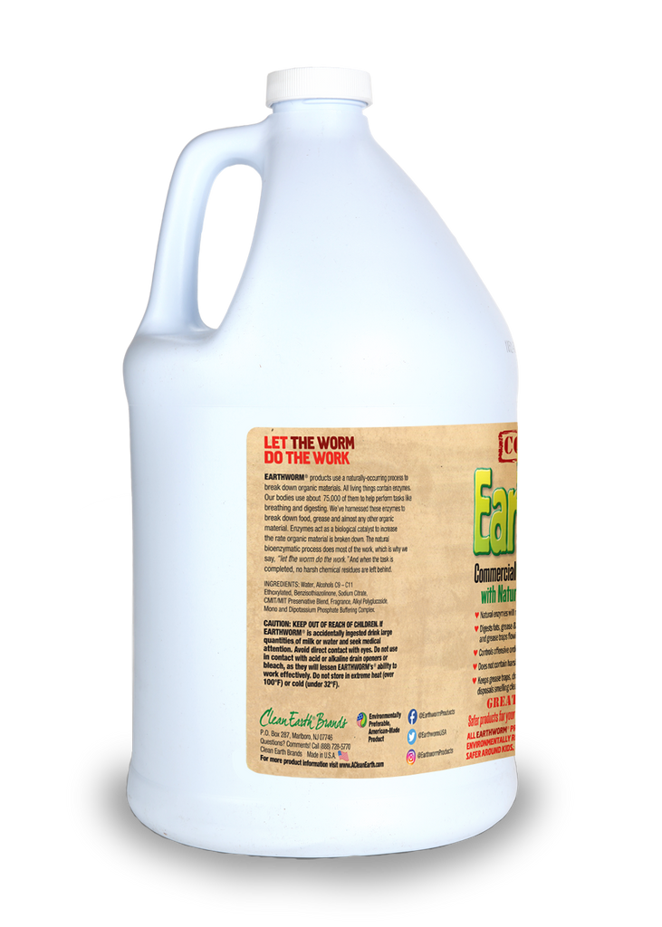 Earthworm® Commercial Drain Line & Grease Trap Cleaner