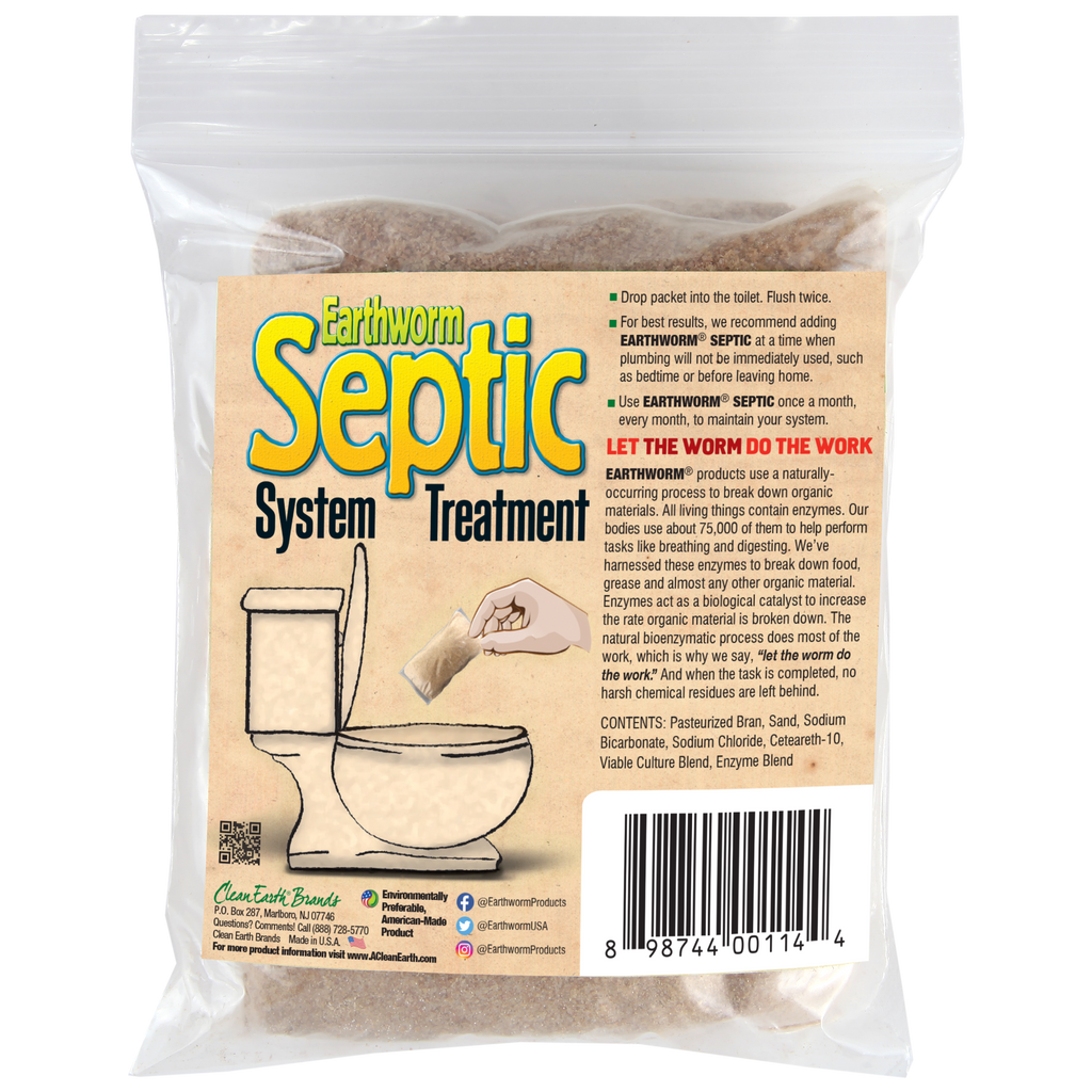 Earthworm septic treatment 12-pod box — one per month